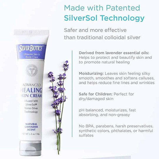 Silver Biotics Advanced Healing Skin Cream, AMBL